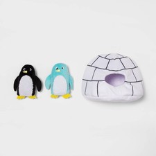 Jouet Pour Chat Penguin De Vacances Et Igloo Burrow - 3pk - Wondershop