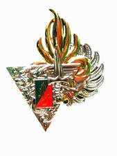 INSIGNE PARACHUTISTE LEGION ETRANGERE 2° REP DOS GRAVE + NUMEROTE