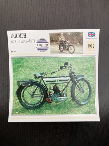 Carte fiche moto - fiche, collection