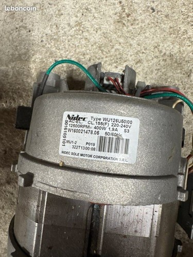 Moteur machine laver nidec - machine, a