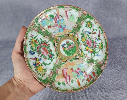 Old porcelain plate canton - old,