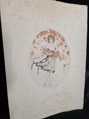 Art deco french - french, lithograph