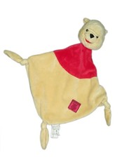 Doudou plat  Winnie rouge