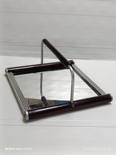 ANCIEN Plateau art deco VERRE miroir années 50's 60's vintage 