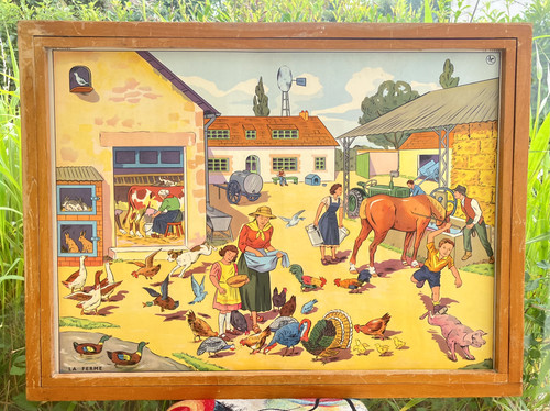 Superbe ancienne affiche - superbe,