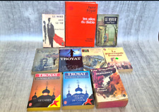 Henri Troyat lot 10 livres poche vintage classiques romans historiques ancien