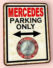 plaque métal vintage Parking