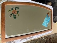 Miroir ancien biseauté et
