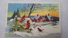 CPA FANTAISIE / BONNE ANNEE /