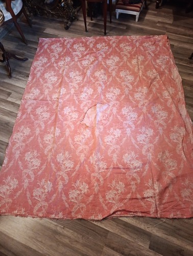 Coupon tissu ancien coton - tissu,