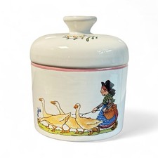 Grand Pot à Foie Gras Hansi – Céramiques Elchinger – Faïence Alsace Vintage