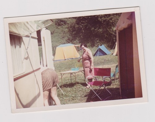 Photo ancienne camping - photo,