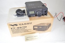 Yaesu FT-897D HF VHF UHF émetteur-récepteur tous modes radio amateur testé...