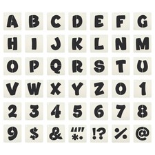 Pour 1.5" Pochoirs à Lettres