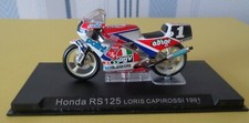 Moto Honda RS 125 N° 1 Pilote Loris Capirossi  1991      réf 462
