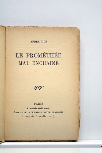 Livre ancien gide promethee - livre,