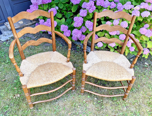Ancien fauteuil provencaux - 2,
