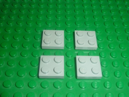 Lego brick oldgray 2x2 - 4, x