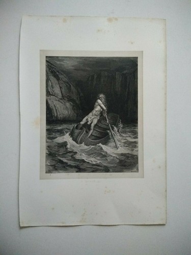 Gravure ancienne gustave doré - ancienne,