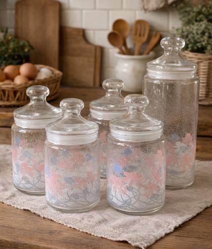 Bocaux vintage verre - 5, en