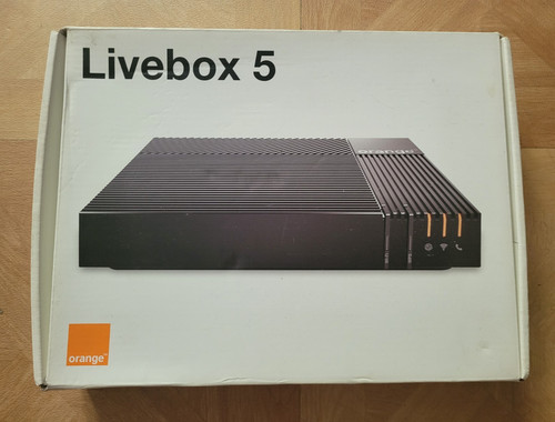 Box fibre orange - livebox, 5