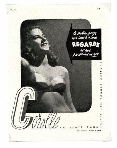 1940 publicité pour soutien - publicité,