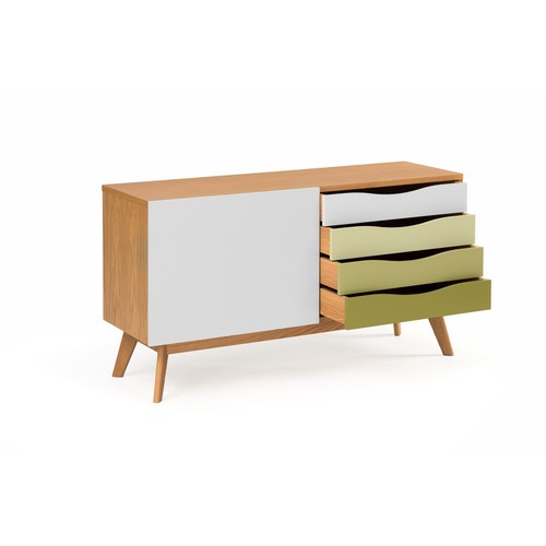 Buffet tiroirs 1 porte - 4,