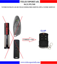 TELECOMMANDE COPIEUSE MULTIFREQUENCE APERTO TX02 434 868, TX03 434 868.80 Mhz