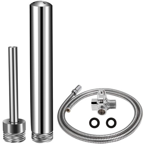 Stainless steel shower enema - stainless,