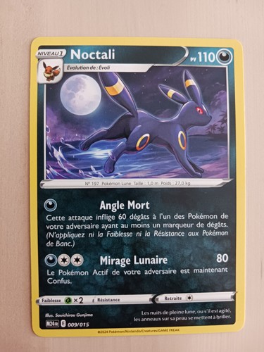 Pokemon carte promo noctali - pokemon,