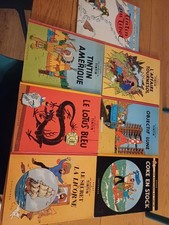 Lot De 7 Bd Tintin Vintage Annee 60 Belgique 