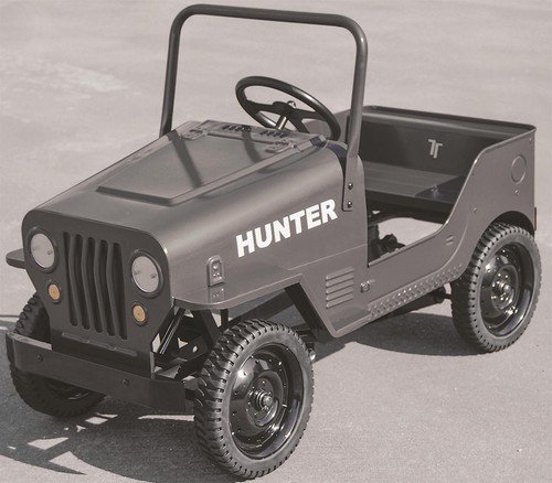 Vintage 4x4 military pedal car - 4x4,