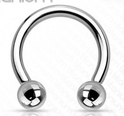 Anneau septum acier - anneau,