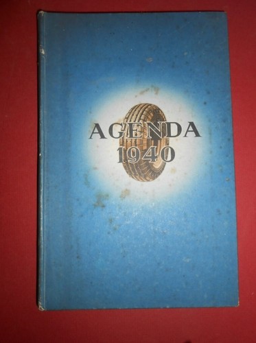 Ancien agenda dunlop - dunlop, 1940