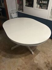 table ronde Blanche extensible ikea