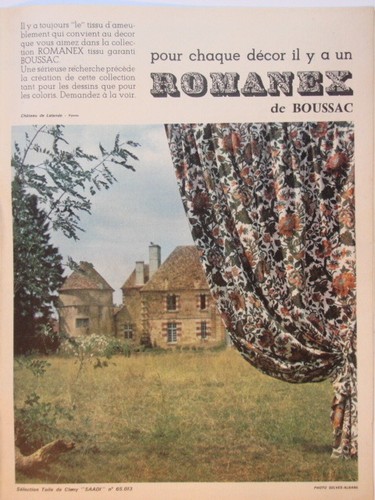 Publicité 1961 romanex - publicitÉ, de