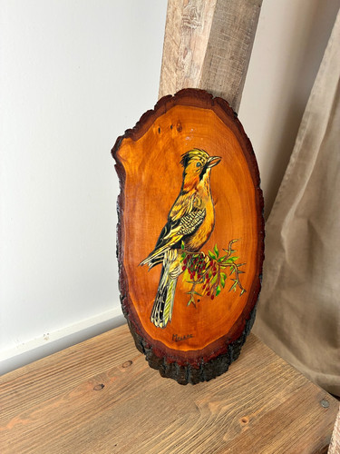 Tableau oiseau peint la - tableau,