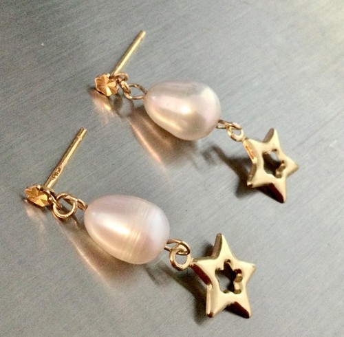 Carats vintage boucles - or,