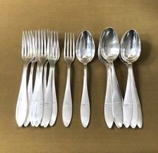 ménagère 10 couverts CHRISTOFLE ALFENIDE modèle CONTINENTAL métal argenté 20,5cm