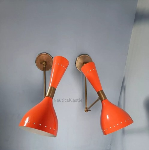 Applique murale orange