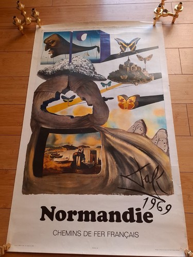 Affiche sncf normandie - ,,