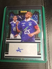 panini iconz Andrey Santos 5/5 Green Auto Signature RC Strasbourg Chelsea 