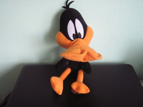 Peluche doudou daffy - peluche, ou