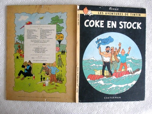 Hergé tintin coke - hergé,