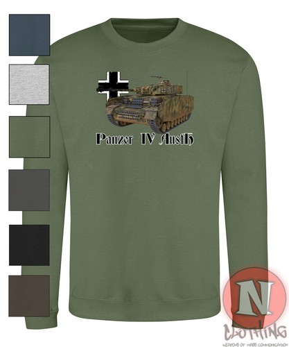 Sweatshirt panzer ausf h - panzer,