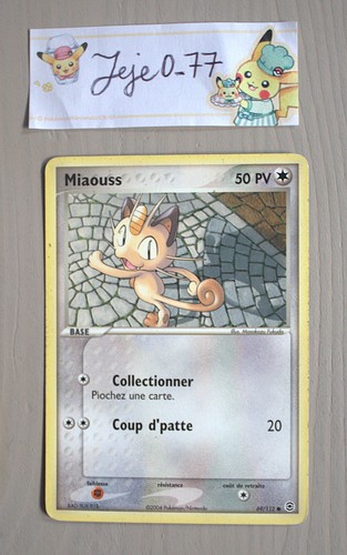 Carte pokémon miaouss 112 - pokémon,