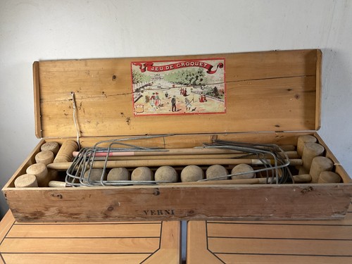 Ancien jeu croquet jouet - ancien,