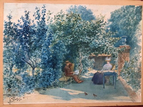 Antique modern drawing - antique,