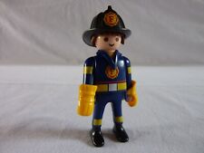 PLAYMOBIL POMPIER AMERICAIN FEU CASERNE FORET INCENDIE MAISON VILLE