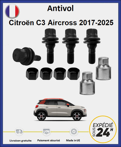 écrous antivol roues - Écrous,